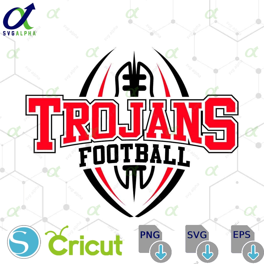 Trojans Mascot Svg Png Trojans Football Svg Varsity Trojans Shirt School Spirit Mascot Svg Football Cheer Png Football Mom Svg